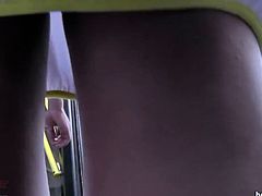 Filming hotties in public makes horny voyeur to love upskirting their panties