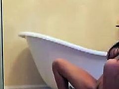 Bathroom porno nearby oustanding boob latina GF Anissa Kate