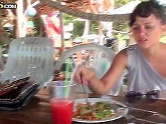 Bella is on her vacation in Thailand and wants to masturbate in various places, because she is nasty slut with ho shame. Moreover, her boyfriend is recording it on camera. Have fun