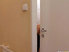 Aleska Diamond has great sex adventure in Budapest. Slender blonde strips down to her lingerie and they get it stared. She gets turned on by hot blooded guy at her apartment behind the closed door.