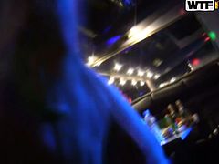 Drunk and horny strip dancers throw a wild group sex party right in the night club. Spoiled chic tongue fuck each other's pussies before they dance in seductive way on a dance floor.