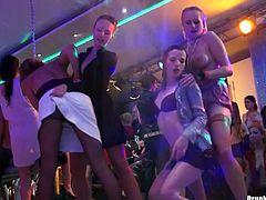 Tainster site performs you one another hardcore party video featuring a lot of drunk bitches. They dance and fondle each others bodies. Enjoy them all for free.
