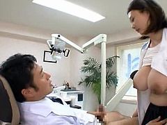 Busty Nurse Gets Felt Up And Fucked In The Dentist's Office And That's Exactly Why She Took the Job.