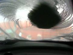 Busty blonde babe Blake Rose sucks my dick in the car at the car wash