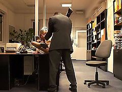 Jenny worked as a flight attendant, but now she is a secretary. However, she still wants to swallow cocks and it doesnt matter for her where or with whom to do it. Watch and have fun