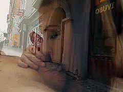 Watch this free hardcore European sex video and see that action as two naughty Euro chicks find a guy on the street and take him home for hot softcore bondage and hardcore sex fun.