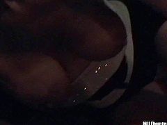 Shes another sexy tall brunette with big tits and neat pussy. She bares her assets and then gets her mouth and pussy drilled by MILF Hunter. Watch sexy MILF take rock hard cock.