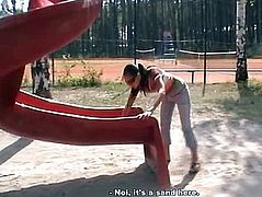 Watch my GF at the playground