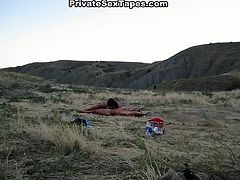 WTF Pass sex clip presents a horny brunette and her spoiled boyfriend. Amateur couple likes to have sex outdoors. Ardent slim chick with nice tits gets totally absorbed with riding a strong dick in the field and groans of pleasure like a wild beast.