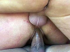 Very hot mom gets hard fucked in threesome