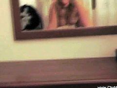 Watch this horny busty blonde house wife getting fucked in her ass by her man.She loves to watch her self getting fucked so she puts mirrors in her bedroom.Enjoy this hot homemade amateur anal video.