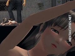 Beauty brunette 3D hentai girl gets pounded hard