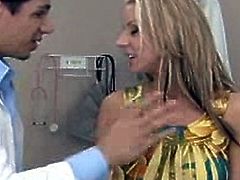 Horny blonde Carolyn Reese has the married mans pisser