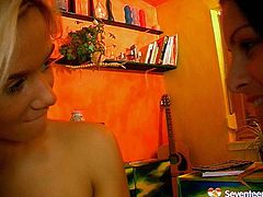 Two teens are exploring each others beautiful bodies and touching each others nipples and pussies. Enjoy them for free right here. This exciting Seventeen Video is worthy of being seen.