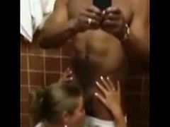 Sucking a black cock
