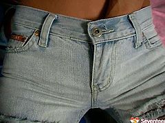 Just look at this hot blond teen with pigtails. Awesome cutie can be proud of nice slim waist, sweet natural tits and rounded butt. She is topless and poses seductively on cam. Gosh, dude, don't be a dull one, just check her out in Seventeen Video xxx clip and be sure to jizz of delight all over the place.