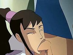 This chick and guy from the Galactik Football team get nasty with each other after a hard fought game of football on the field. She gets down on her knees and deepthroats his rock hard cock until he spews in her mouth.