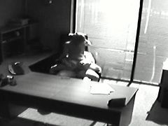 This boss didn't have any trouble banging his cute secretary. She took his cock in various positions, but they both didn't know about the secret cam!
