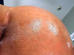 Sexy Venus a tranny shows off her huge tits and cock and gets her ass pounded by a huge cock