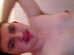 taking a shower cum