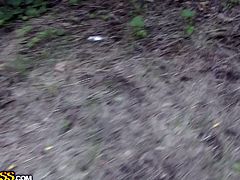This blondie can hypnotize any man with her sparkling eyes! She is so proud of her yummy tits she just loves showing them off, even in public!