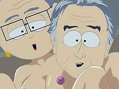 In this South Park porn the South Park Elementary teacher has had a sex changes. He is now a she and has a fancy new vagina. The atheist Richard Dawkins grabs her boobs and then she climbs on his big hard cock. She fucks him like crazy until her new vagina is dripping pussy juice all over his dick.