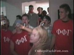 Dude, welcome to enjoy a really hot orgy college party in Pornstar sex clip. Spoiled tattooed and drunk blondie takes the lead. She rides a stiff dick passionately in one of the rooms for orgasm.