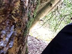 Cum in woods