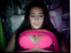 Cam flash 7 - Girl shows big tits and pantie