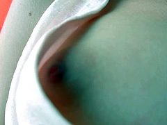 Charming April Blue with black hair and beautiful blue eyes inserts thick dildo in her pink love box for your viewing enjoyment. She rubs her clit with her fingers as she dildos her vagina deep.