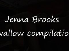 Jenna Brooks cumswallow compilation