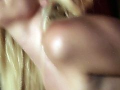 Gorgeous blonde babe sucks dick like nobody else before. She like sit hotter and sends his shlong deep in her throat. Don;t skip this sweet looking babe who gives eager blowjob.