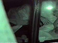 Check this slutty Asian brunette giving her man a hell of a blowjob before he pounds her shaved slit into kingdom come inside a car. This voyeur video keeps getting better and better.