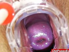 Watch this sexy blonde milf Karen strips off her clothes and for getting her pussy checked up her gyno exam.Karen gets a speculum gyno tool up her pussy during a gyno checkup from her nasty old doctor. Extreme internal pussy shots and plenty of medical stuff in this free tube movie.