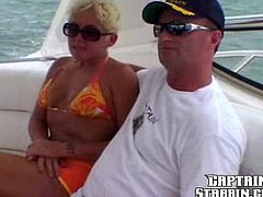 This bitch gets turned on by fucking yachts so she spreads her legs to give way to a fucking meat yacht stuffin her hole.