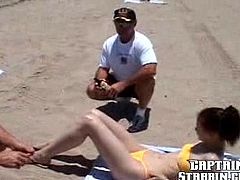 No sex in this video, sorry, the dudes are trying to pick up a hottie and they do succeed, but the sex part in in another clip somewhere in the site.