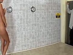 Lichelle gets fucked in the shower.