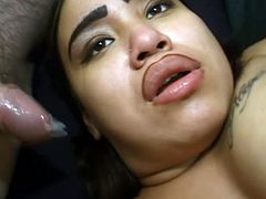 Huge Bally On Pregnant Hoe Is Not Problem For Two Fuckers