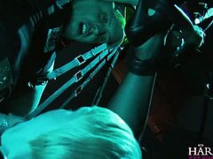 This video is made by night vision camera. Sultry blonde wench is getting poked missionary style. The other chick is sitting next to the couple sucking the rod from time to time.