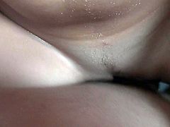 Attractive girl with slim sexy body works her mouth lips on a hard dick of her lover. He films her from POV while she sucks his dick deepthroat. Then he fucks her hard from behind.