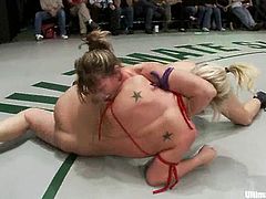 This girls have really good wrestling skills and they show it in Ultimate Surrender battle. These chicks are in bikini, so you will see their hot asses.