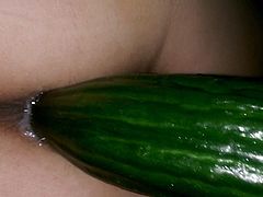 cucumber fun with my  GF