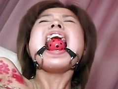 Japanese teen tied up and violated by a couple