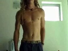 Horny Surfer busts a nut