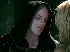 Watch this perverted vampire guy fuck that bitches mouth and jizz in her mouth so she can swallow that semen in Wicked sex clips.