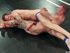 Ricky Sinz, Sebastian Keys and two more gays are having fun in tatami. Two dominators make their BFs suck their dicks and then slam their tight butts doggy style.