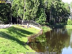 Albina has a great time blowing guys cock