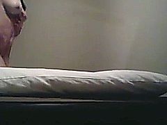 Teen waves to the cam and says hello. Her boyfriend then gets into action and fucks that pussy like it's the last time. She can resist to moan, while he pulls her hair. She also sucks his cock.
