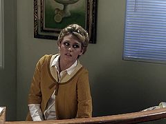 Watch this sexy and beautiful secretary pleasing her new boss who loved her sexy titties and her tight pussy in Wicked sex clips.