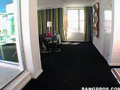 Watch this extremely hot and horny lesbian chicks getting banged in their wet and tight pussy by their close friend in the bedroom in Bang Bros Network sex clips.